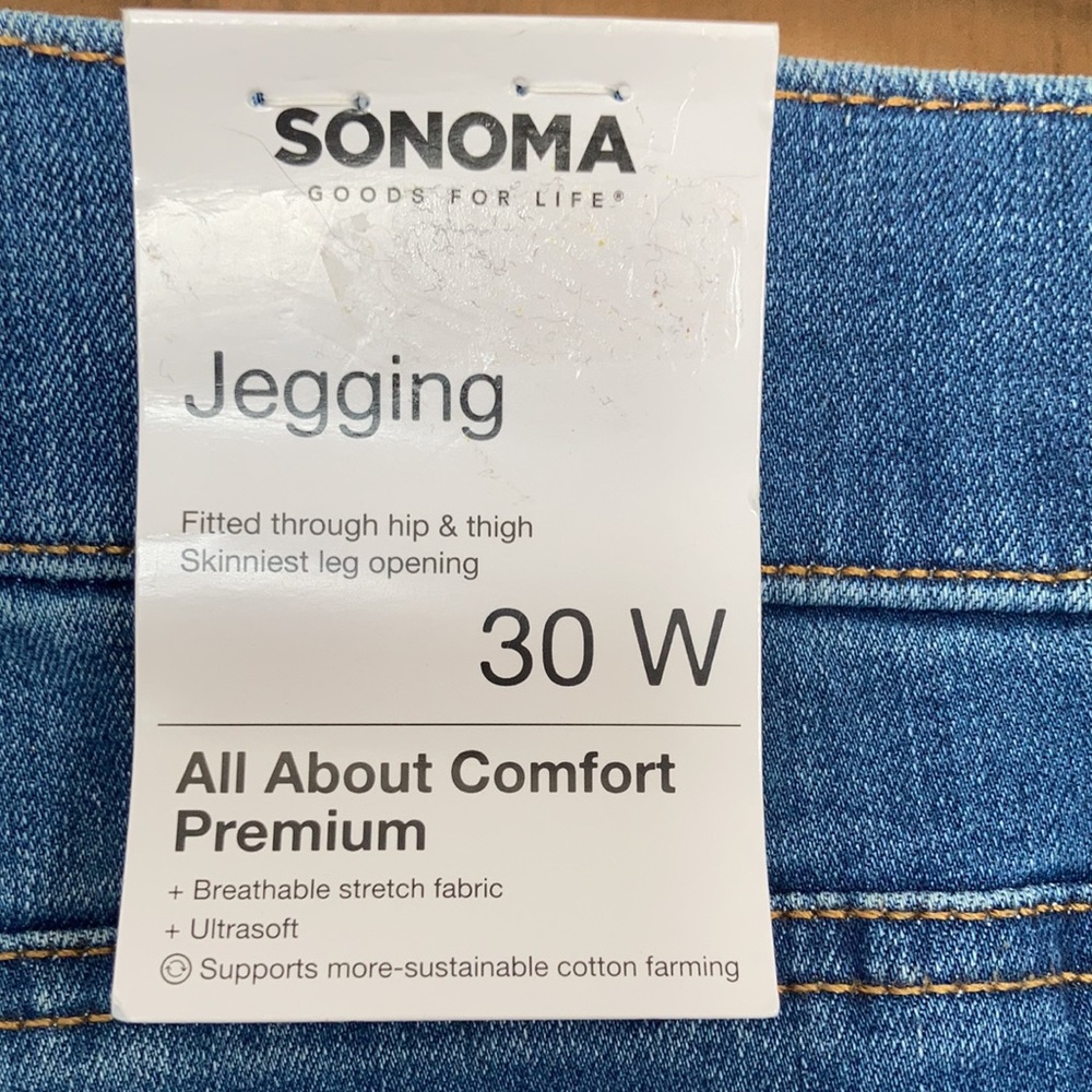 Sonoma jegging pull on breathable stretch fabric ultrasoft casual 30W - Picture 4 of 17